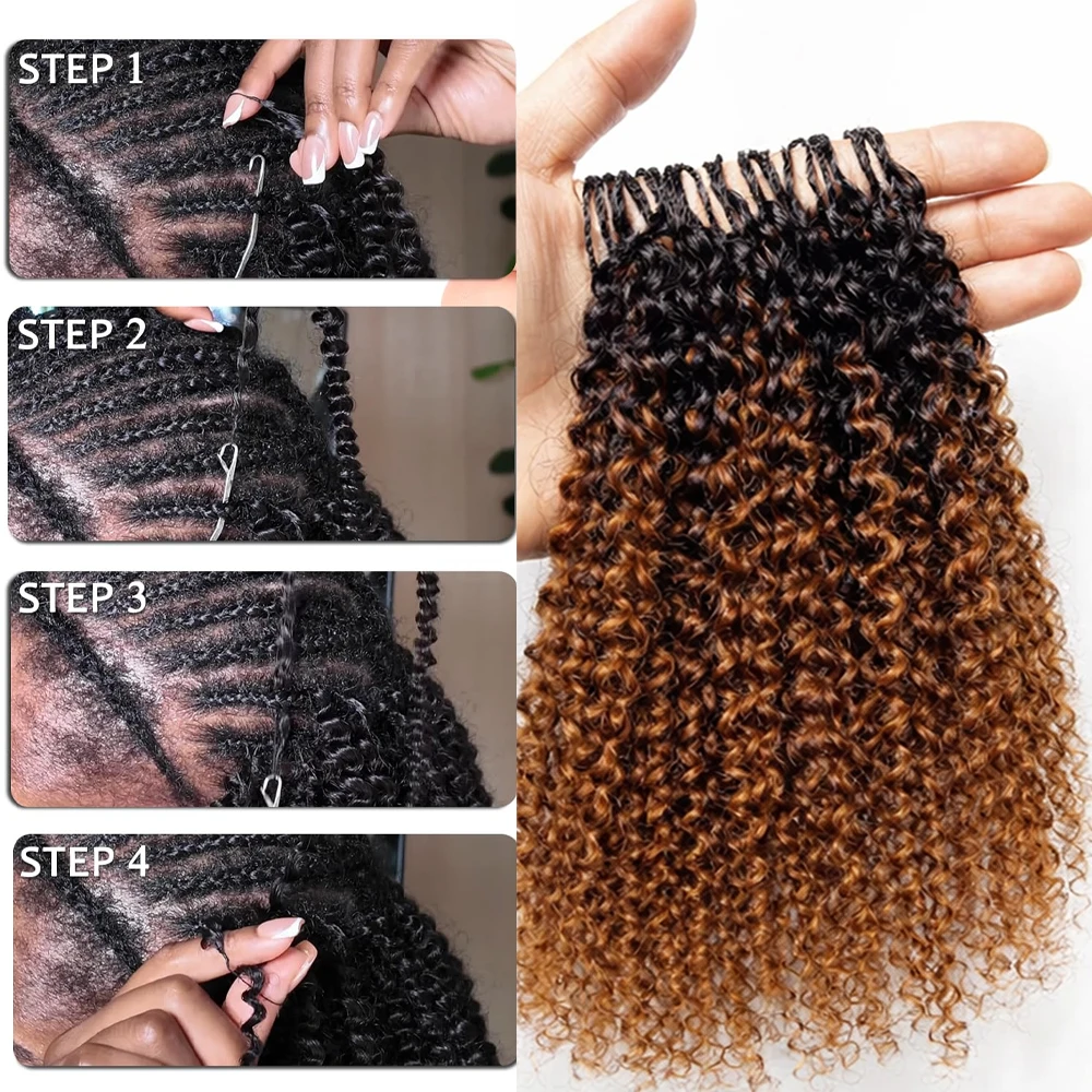 Kinky Kıvırcık Tığ İşi İnsan S - Crochet Braiding Hair incelemesi ve fiyatı