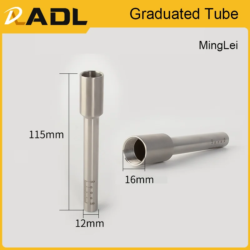 Máquina de solda portátil a laser adl, tubo graduado, material de aço inoxidável, relfar ipg, conector de bico, eixo de fixação