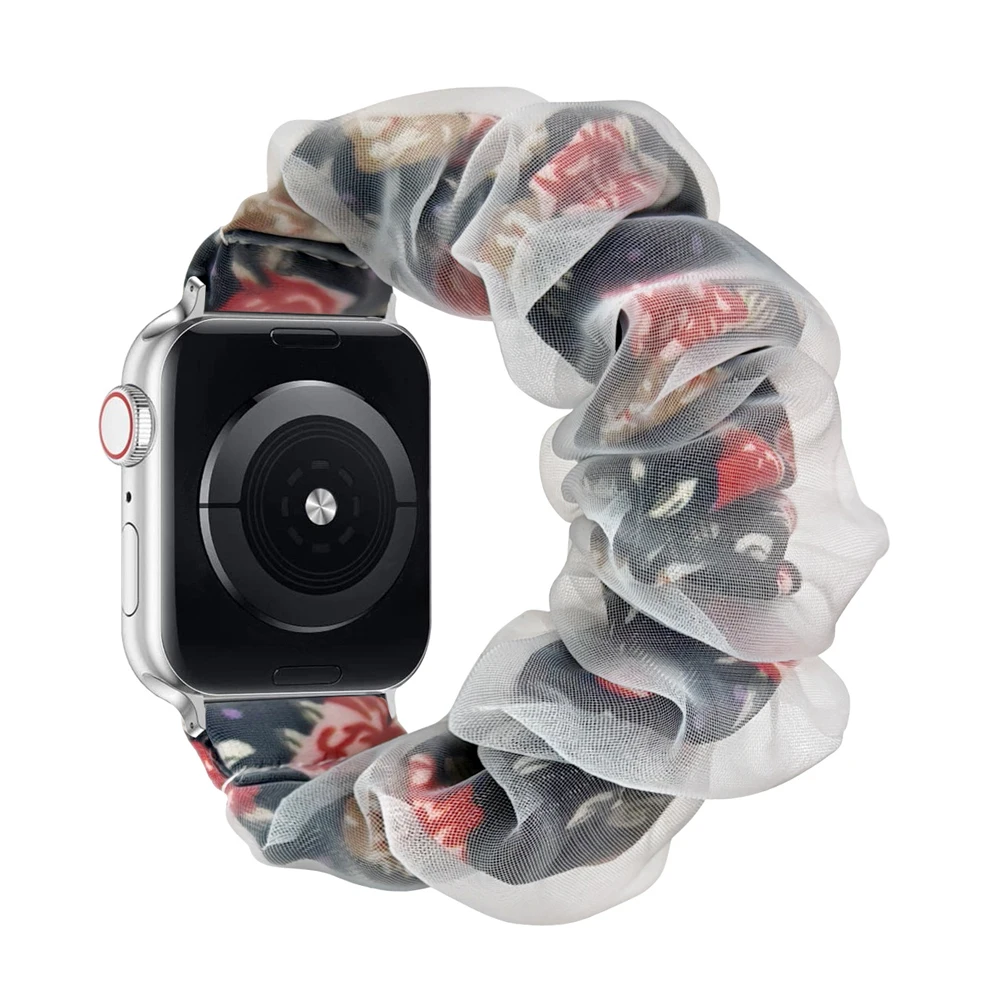 

Women Watchband for Apple Watch Band iWatch 10 42mm 46mm Series 9 8 7 6 5 4 3 Bracelet 41mm 38mm 45mm 44mm Elastic for Women