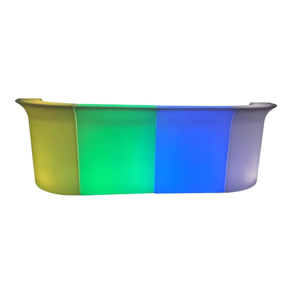 Outdoor luminous bar, table and chair combination, bar, bar, cafeteria, waterproof mixing table