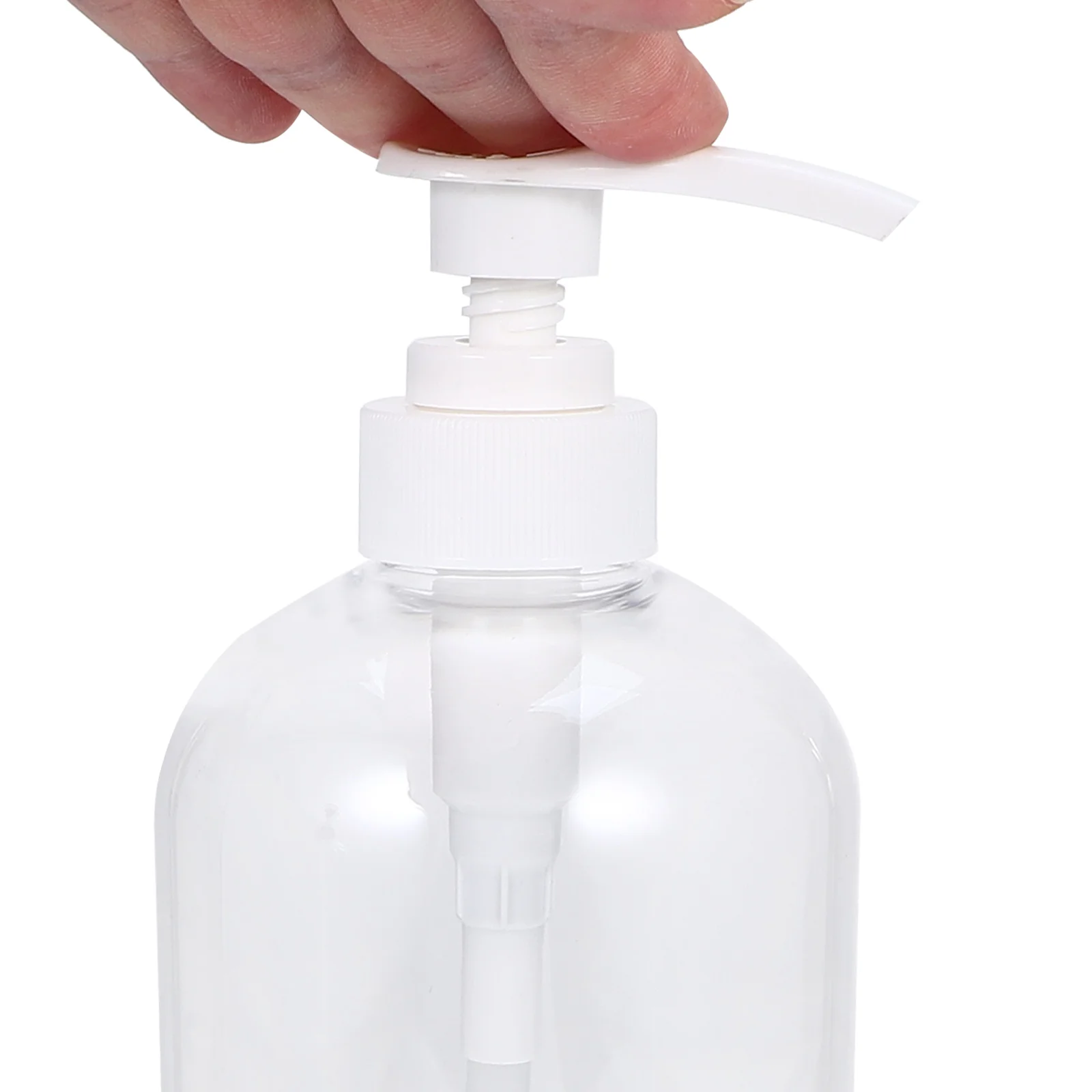 2pcs 1000Ml Clear Press Pump Bottle Portable Pet Dispenser For Hand Shampoo Dish Soap Travel Bathroom Decor Shampoo Bottle Soap