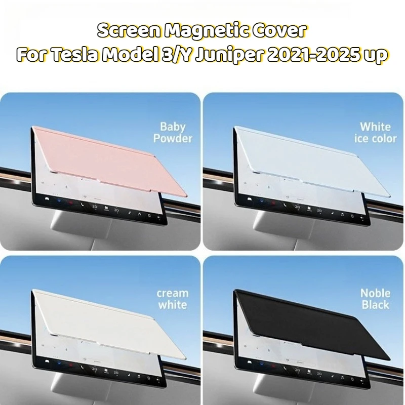 

Солнцезащитный козырек для Tesla Model 3/Y Juniper 2021-2025, водонепроницаемый навигационный пылезащитный чехол, защита от УФ-лучей