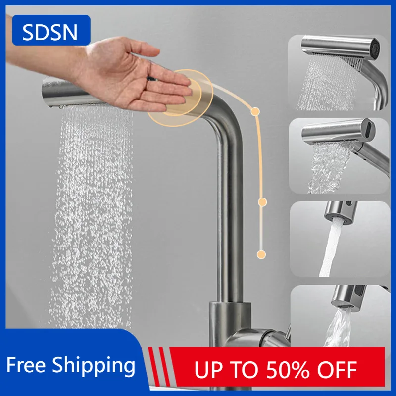 

Fly Rain Touch on Kitchen Faucets with Pull Down Hot Cold Kitchen Sink Mixer Faucet Hot Cold Touch Waterfall Kitchen Mixer Tap