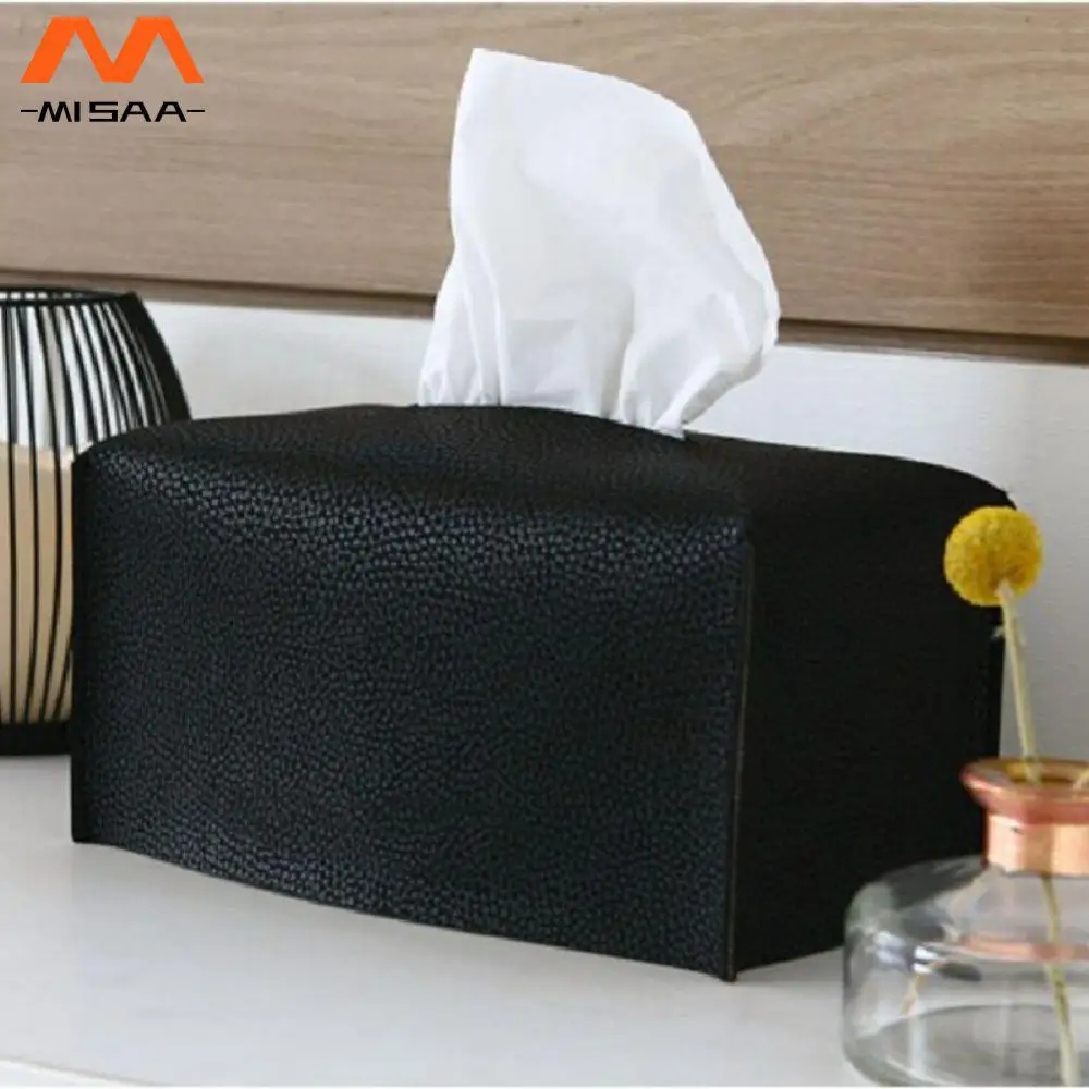 Creative Home Carrying Simplicity Game-changing Cute Revolutionary Modern Pu Leather Tissue Box Unique Ins Bathroom Modern Chic