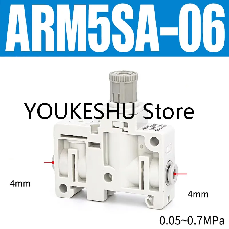 Brand New Original Pneumatic Miniature Integrated Pressure Reducing Valve Regulator ARM5SA-06