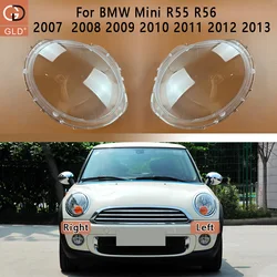 For BMW Mini R55 R56 2007 2008 2009 2010 2011 2012 2013 Car Headlight Shell Transparent Lampshade Headlamp Cover Lens Plexiglass
