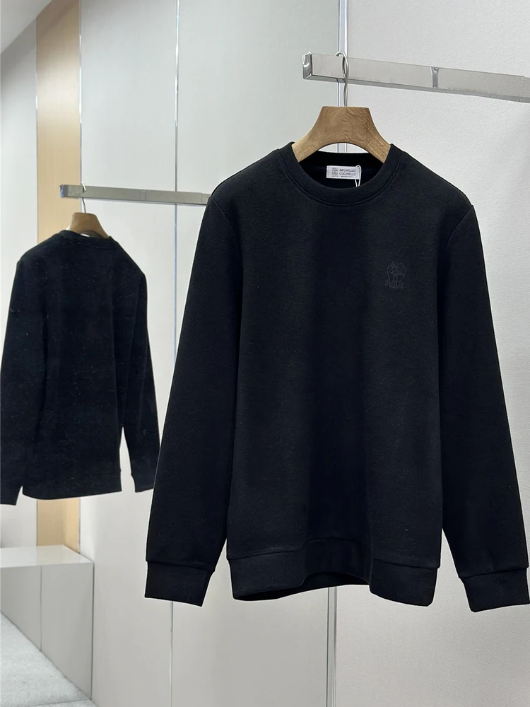 

Удобный деловой повседневный мужской трикотаж с вышитым логотипом, идентификационная база irt, дышащий длинный воротник-стойка Sve