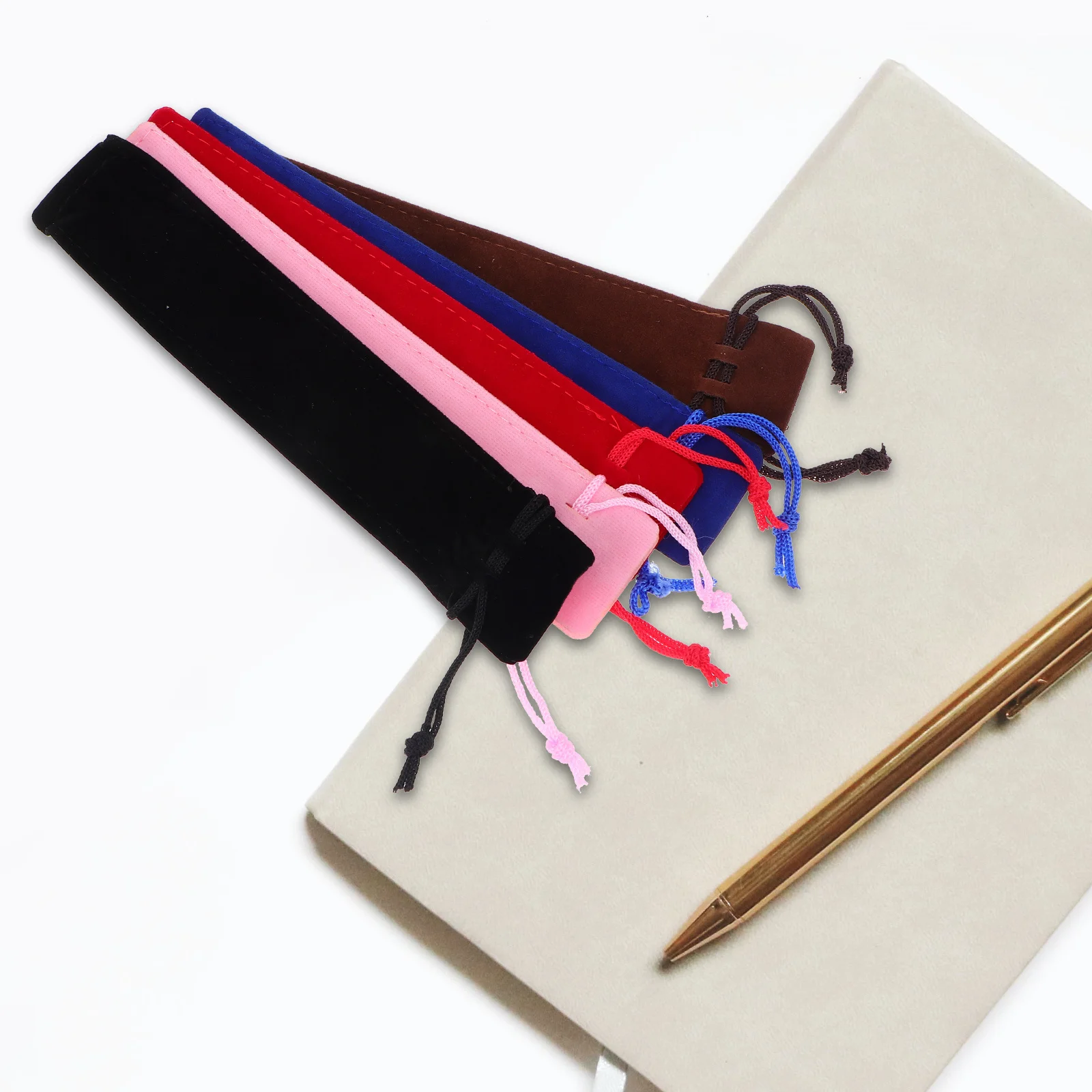 20Pcs Pen Pencil Bag Gift Stylish Pull String Secure Contents Quality Material Durable Long Life Replace Share Others Wear