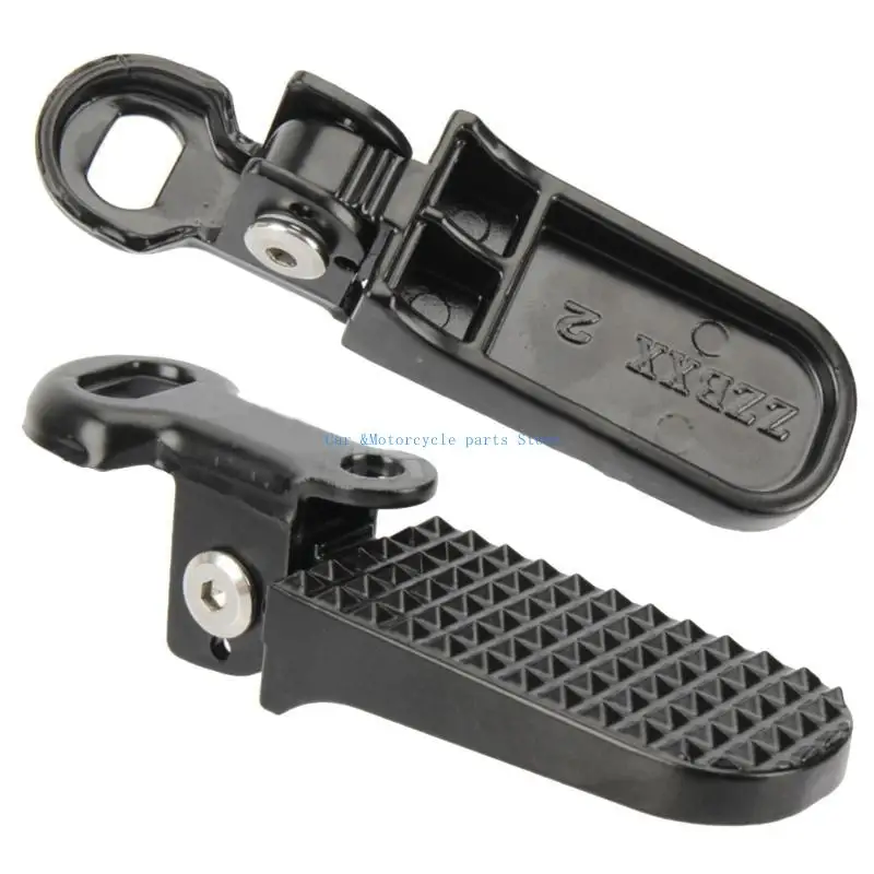 y9uc 1 زوج الأوتاد القابلة للطي قابلة للطي استبدال الدواسات الخلفية سكوتر كهربائي #4