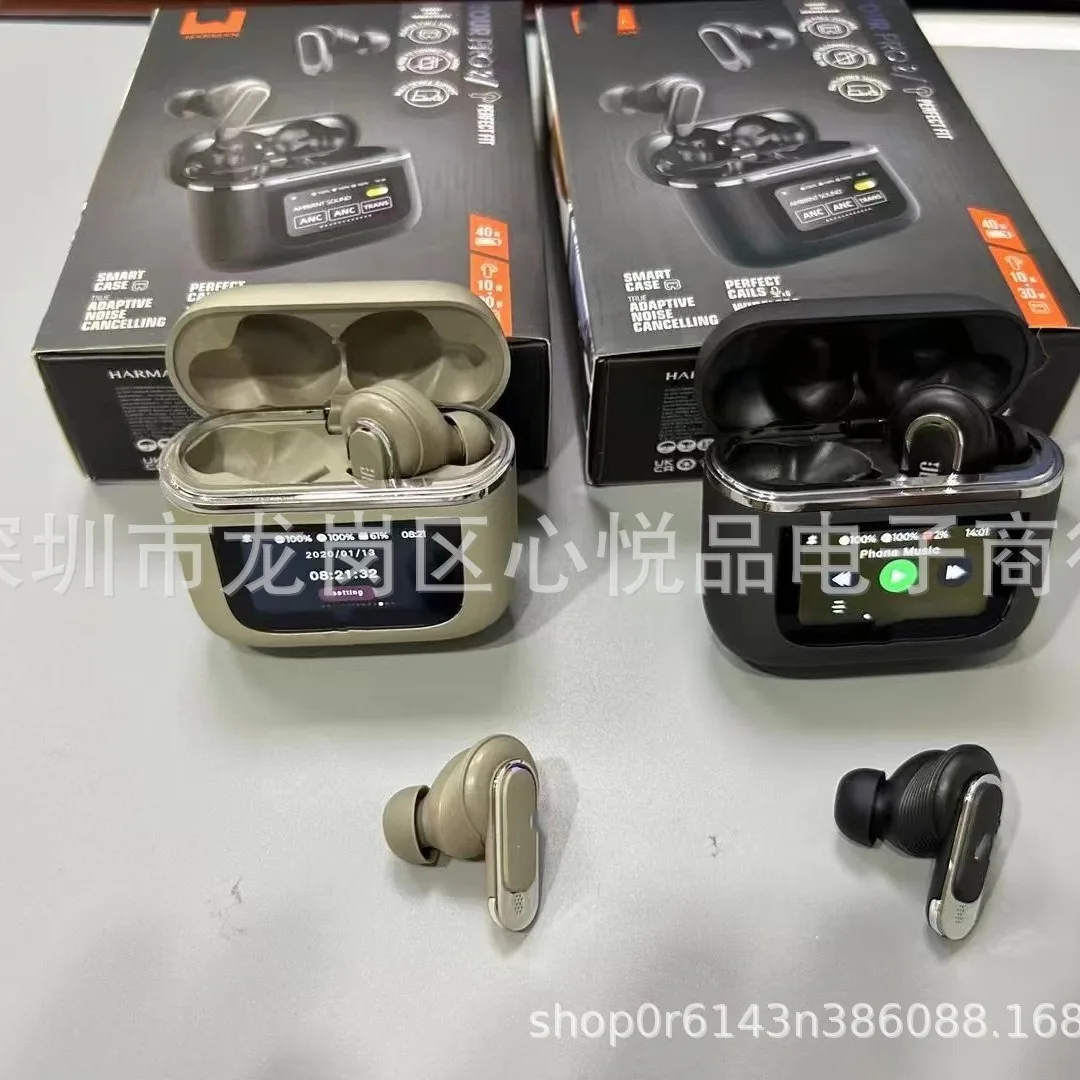 Nuovo TOUR PRO2 Auricolari Bluetooth touchscreen digitale ANC Sport Riduzione del rumore V8 Auricolari in standby ultra lungo