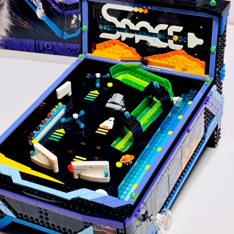 Desktop Decoration 2274PCS Building Blocks Icons Arcade Pinball Machine Building Toys for Adults Fans Festival Birthday Gifts - view 5