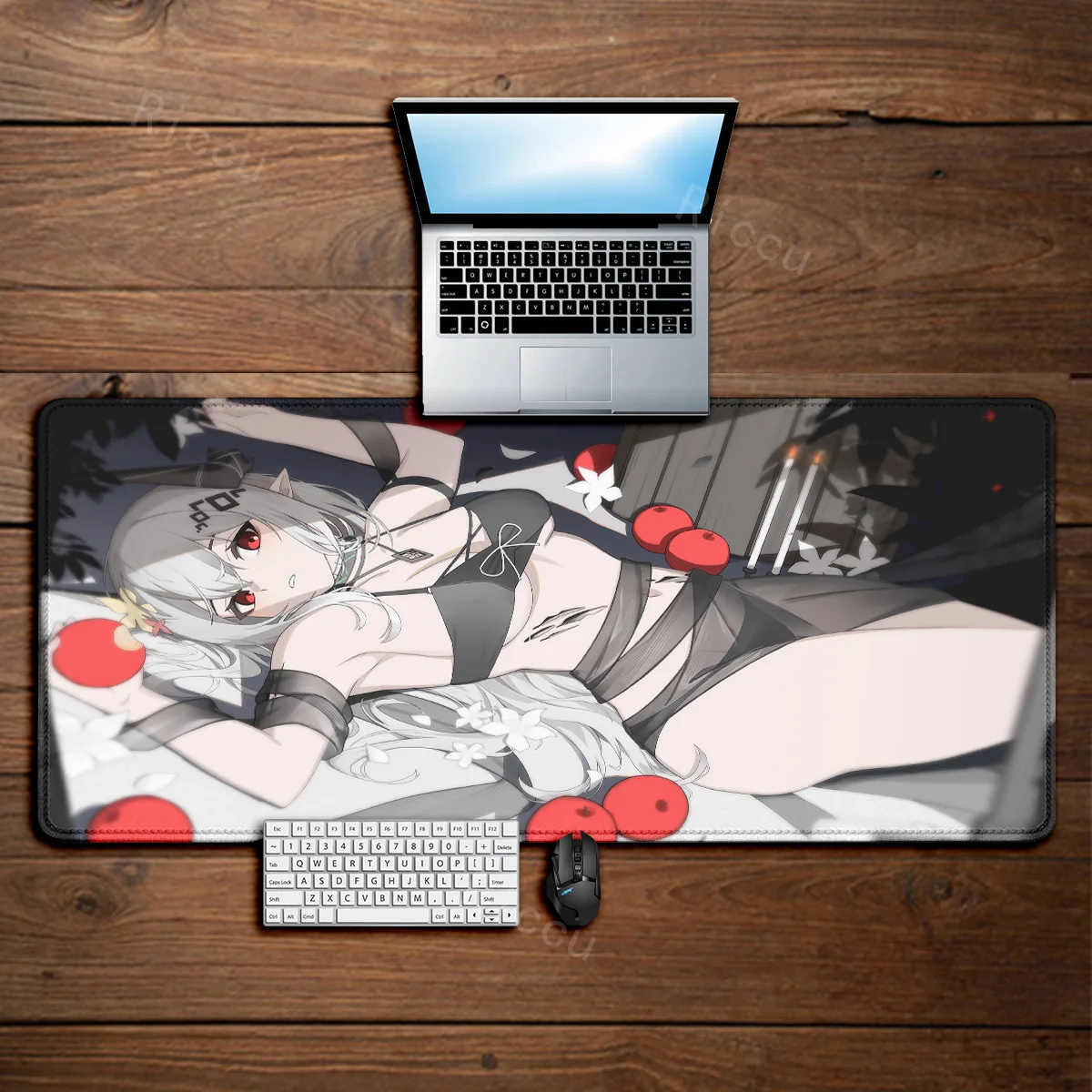 Tapis de souris de jeu Anime pour filles sexy Kawaii, grand sous-souris, clavier d'ordinateur, ordinateur portable, polymères de souris, tapis de bureau, 400x900