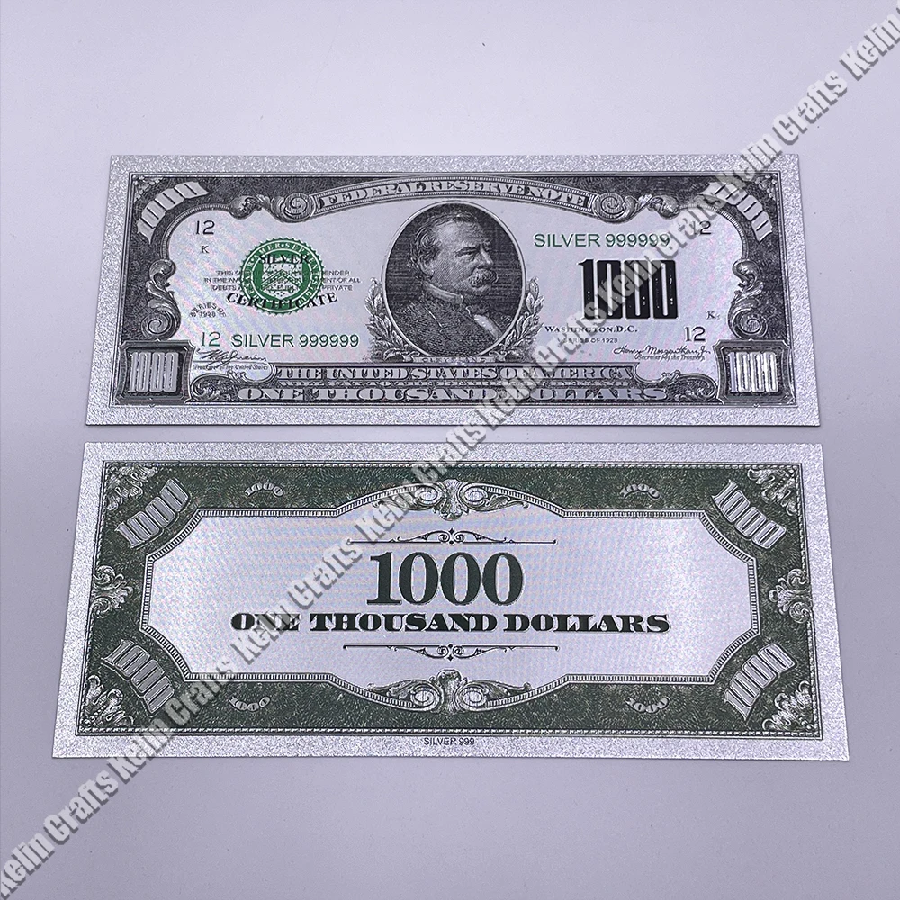 1000돈은 진짜 가치 있는 수집품인가? 미국 1928년 1000달러 은박 기념지폐 리뷰