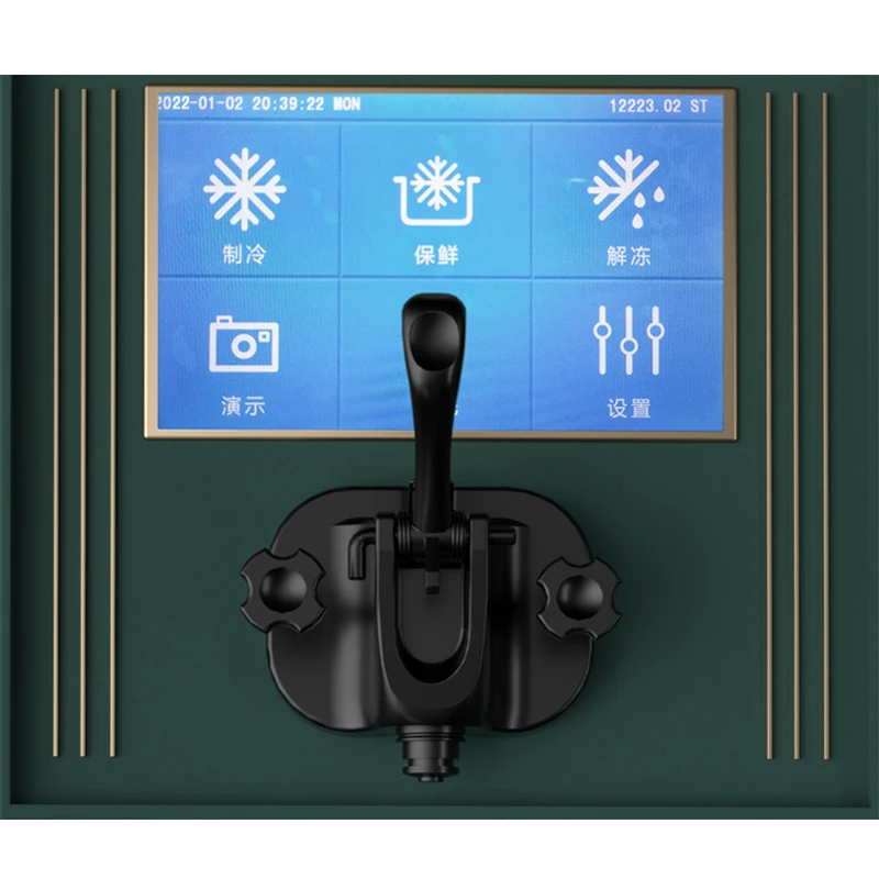 

ST16EW/GT22W Машина для мороженого Коммерческая полностью автоматическая настольная машина с небольшим конусом по воздуху 14-16 л/ч 1150 Вт