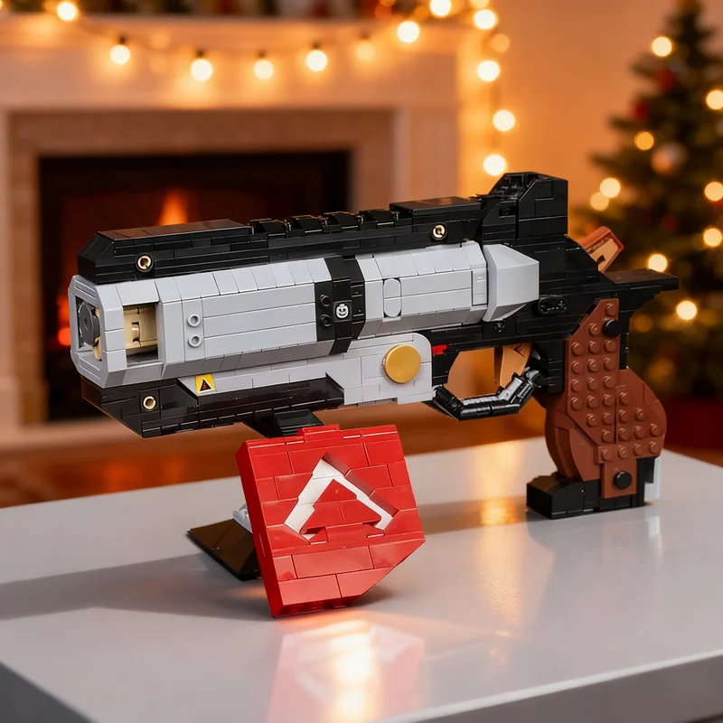 752pcs MOC Apex Legends Titanfall Wingman Revolver Space Galaxy SciFi Model Building Blocks Module Diorama Figure Ship Toy Gift