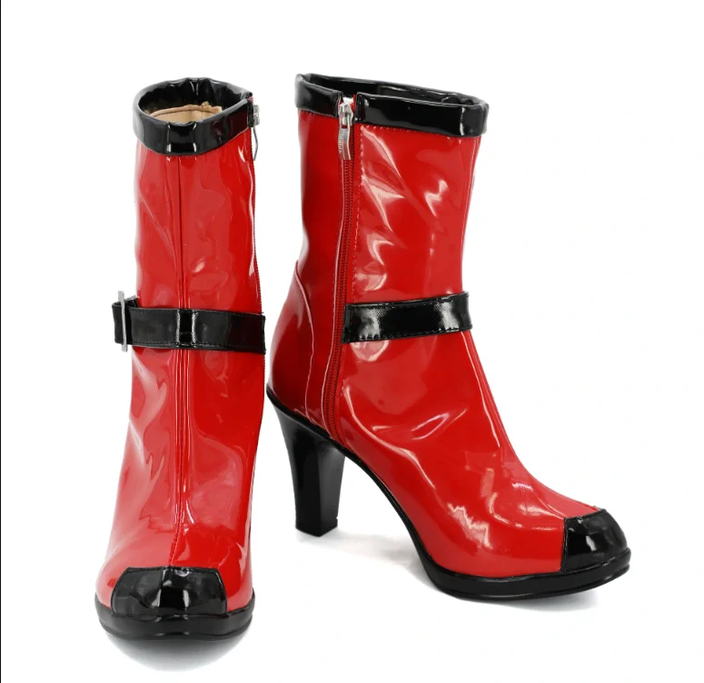 أحذية خيالية سوداء وأحمر للنساء والرجال ، تأثيري ميت ، أحذية قصيرة ، إكسسوارات مصممة خصيصًا ، جديدة