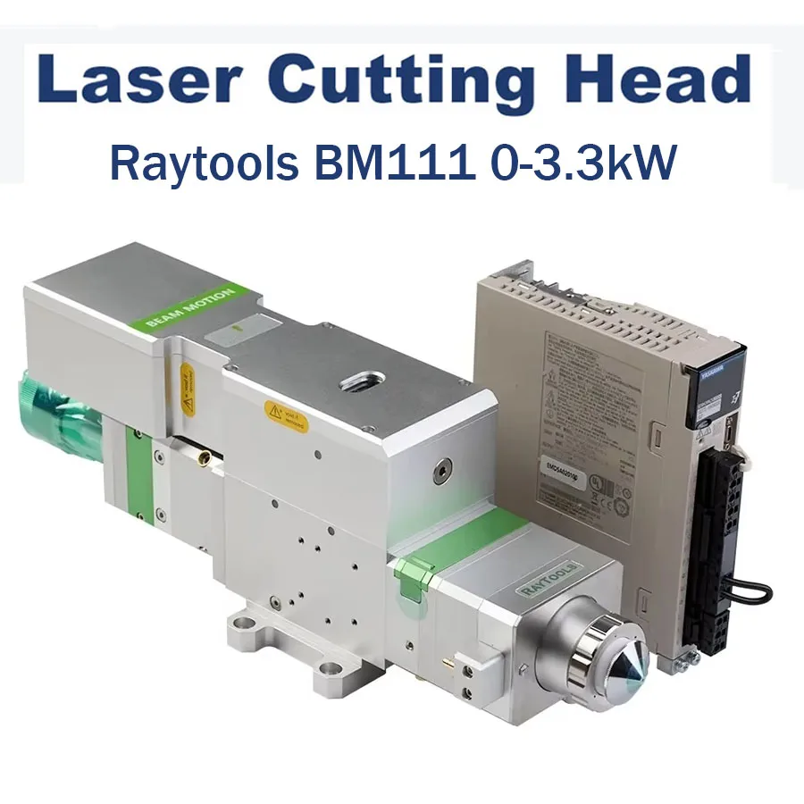 Raytools BM111/BM110 laser cutting head, equipped with Yaskawa servo drive, 0-3.3kw F125 F155 F200 automatic focusing