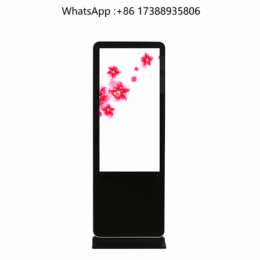 Advertising Multimedia Player  43inch Android ultra Thin Floor Standing Led Multitouch Screen Kiosk Wifi Lcd Advertising Player