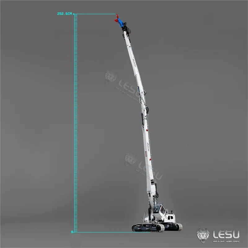 RTR LR960 1/14 LESU 960 RC Hydraulic Excavator Heavy Duty Demolition Machine Digger Remote Control Construction Vehicles Model