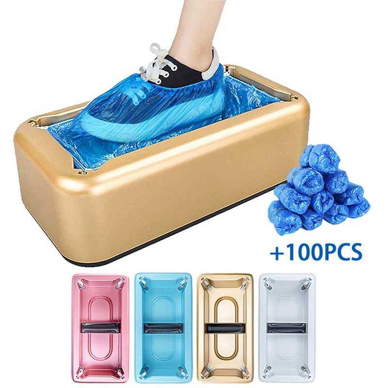 Automatic Shoe Cover Machine Smart Overshoes Dispenser T Buckle Shoe Cover Disposable For Rainy Floor Clean Indoor