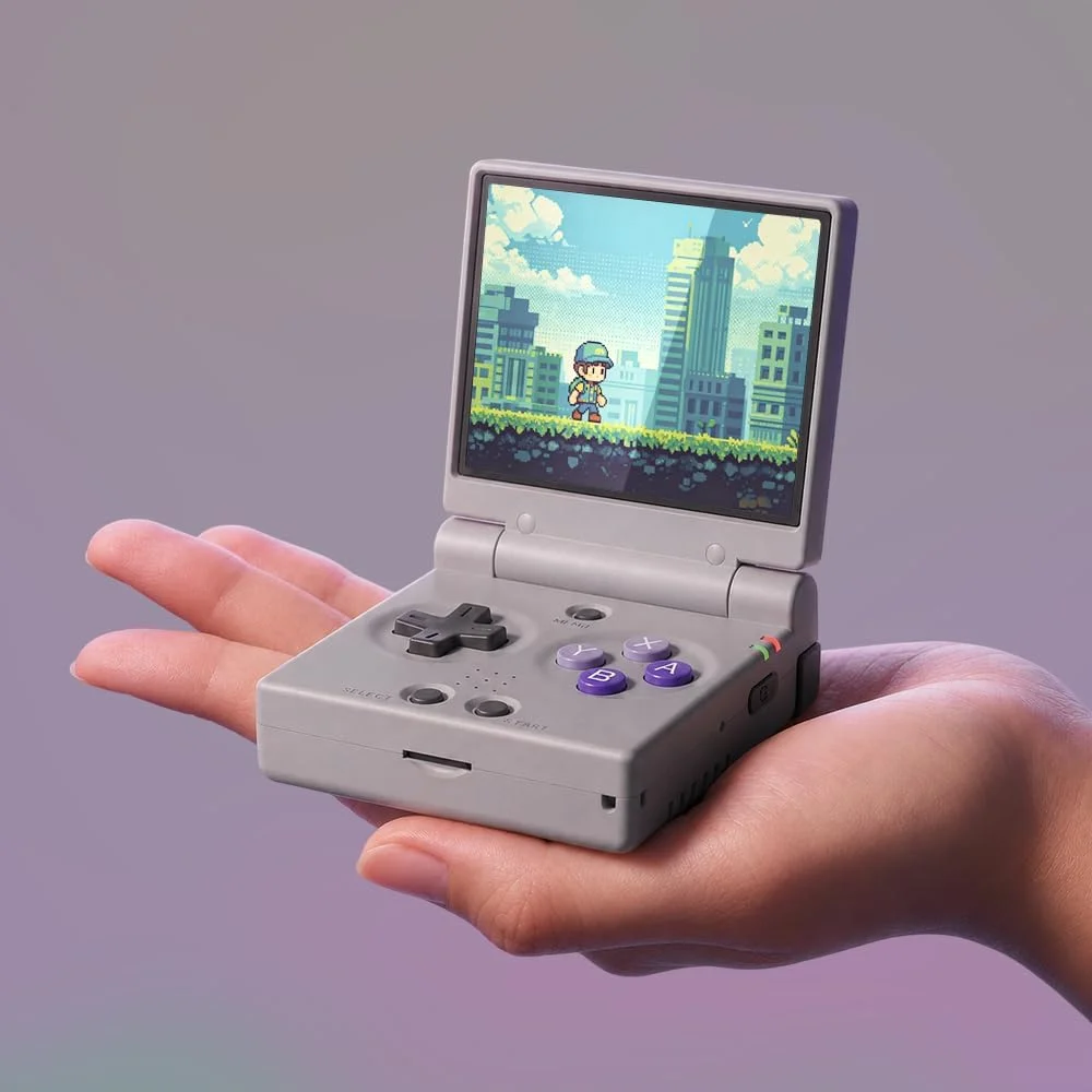 Console di Gioco Portatile Retro MIYOO Mini Flip, Schermo IPS da 2,8" 750*560, Emulatore Linux Tascabile, Regalo per Giocatori
