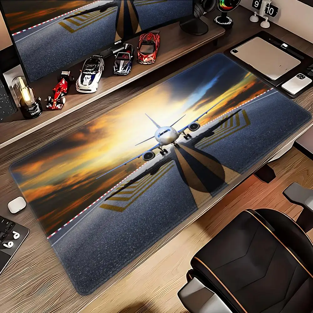 HYBXAXC Beautiful Plane Mouse Pad Game Players Rubber Mousepad PC Game Mousepad Large Quality Pad Best Selling Christmas Gifts