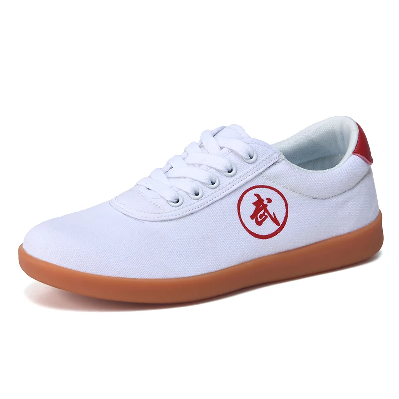 Kung Fu buty mężczyźni kobiety lekkie damskie Tai Chi miękkie dno trampki sportowe Outdoor Man Canvas sztuki walki buty Wushu