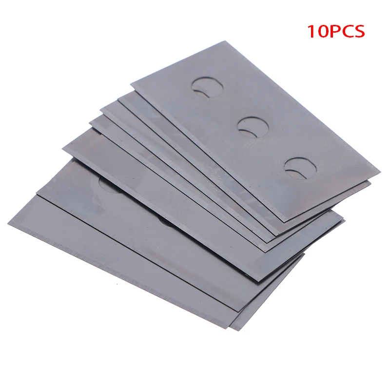 10pcs Aquarium Algae Remover Scraper Blade Metal Replacement Blades Fish Tank Aquatic Water Plant Grass Cleaning Tools