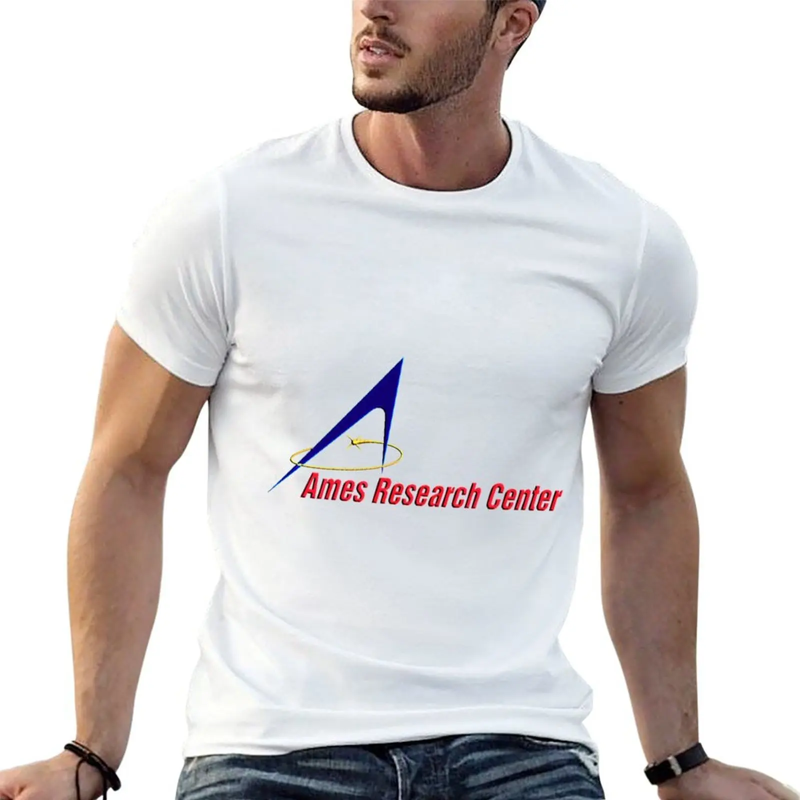 Ames Research Center Logo T-Shirt affliction shirts anime mens white t shirts