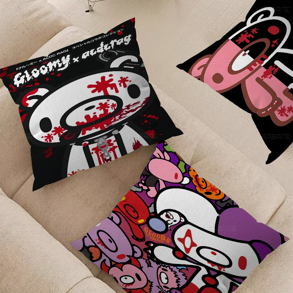 Cartoon G-gloomy Bear Pillowcases Home Bedding Decorative Pillow Cover Wedding Super Soft Pillow Case