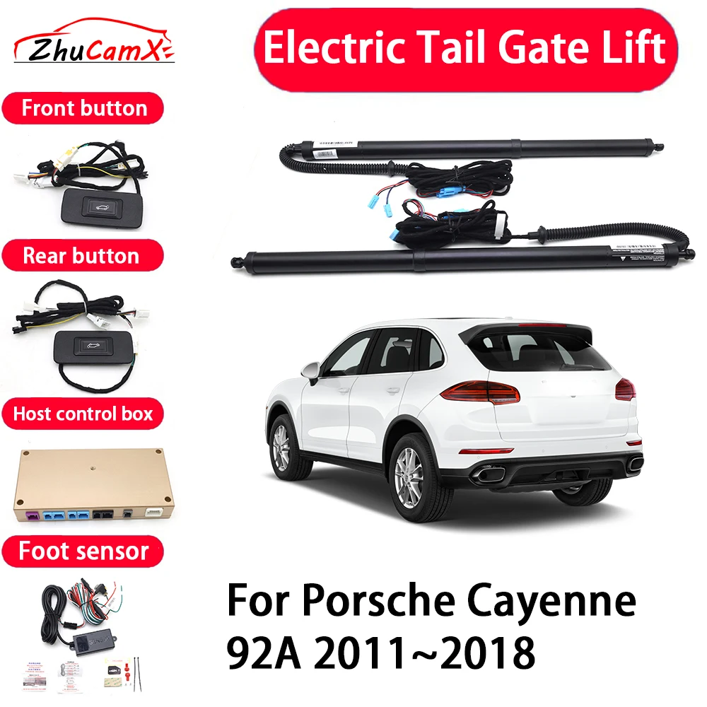 ZhuCamX Car Automatic Electric Tail Gate Lift Tailgate Assist System for Porsche Cayenne 92A 2011–2018