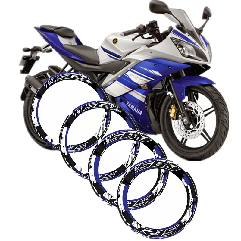 For All YAMAHA YZF R15 R 15 Motorcycle Parts Contour Wheel Decoration Decal Sticker - 2