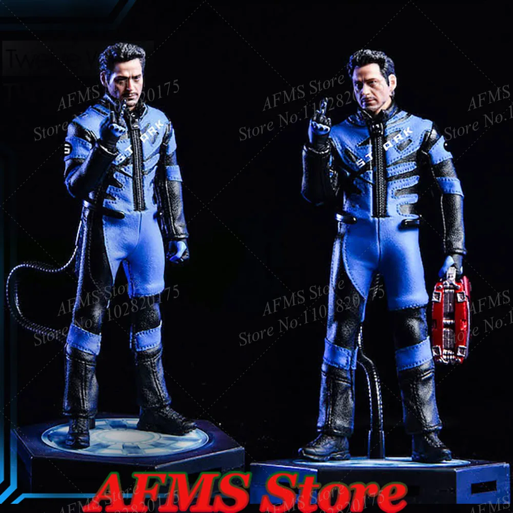 TWTOYS TW1915 1/12 Scale Collectible Figure MK5 Tony Racing Suit cools Robert Downey Jr. Full Set 6