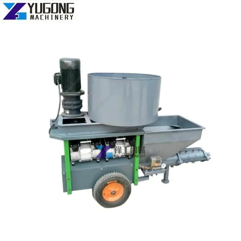 

YG Electric Concrete Mortar Spraying Pump Cement Mortar Plastering Spraying Machine