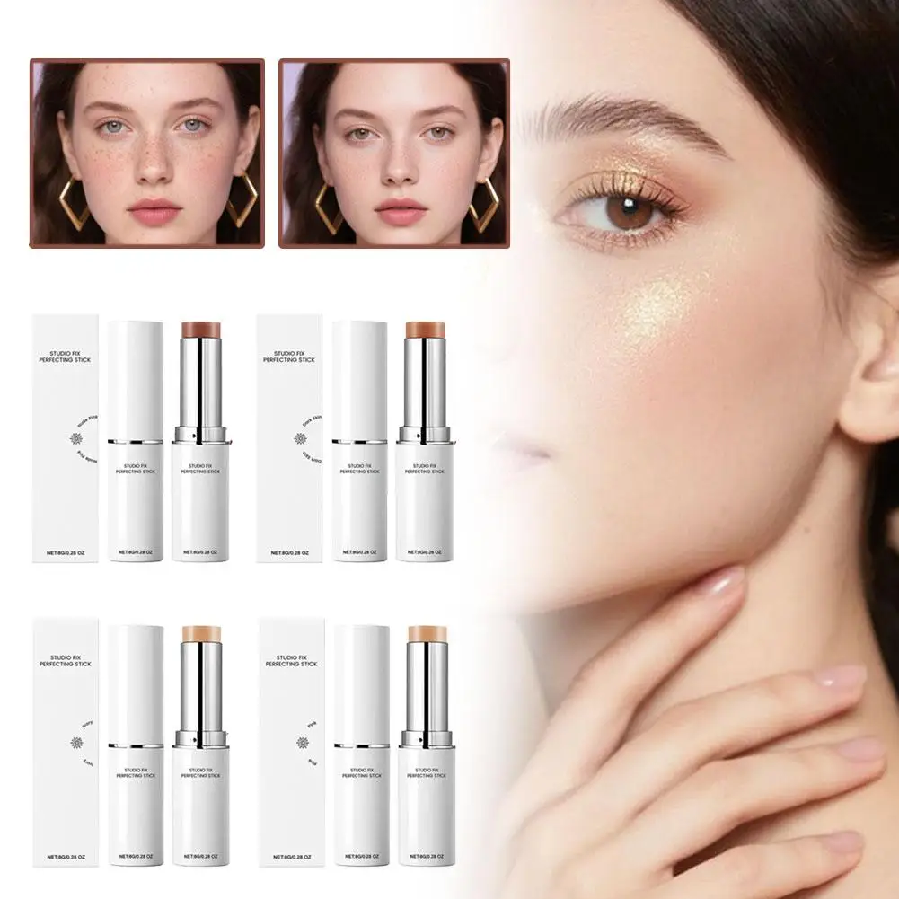 プロフェッショナルカバーダークサークルペン化粧品フェイスコンシーラーファンデーションクリームメイクアップコンターコレクタースティックハイライター
