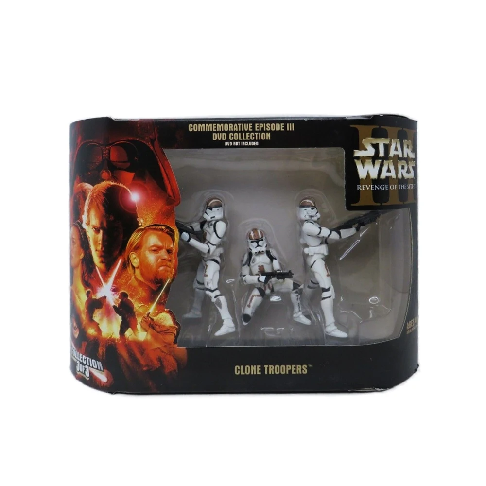 Damaged Boxed Star Wars Commemorative DVD Saga Episode Clone War Collection 3.75" Action Figure view 6