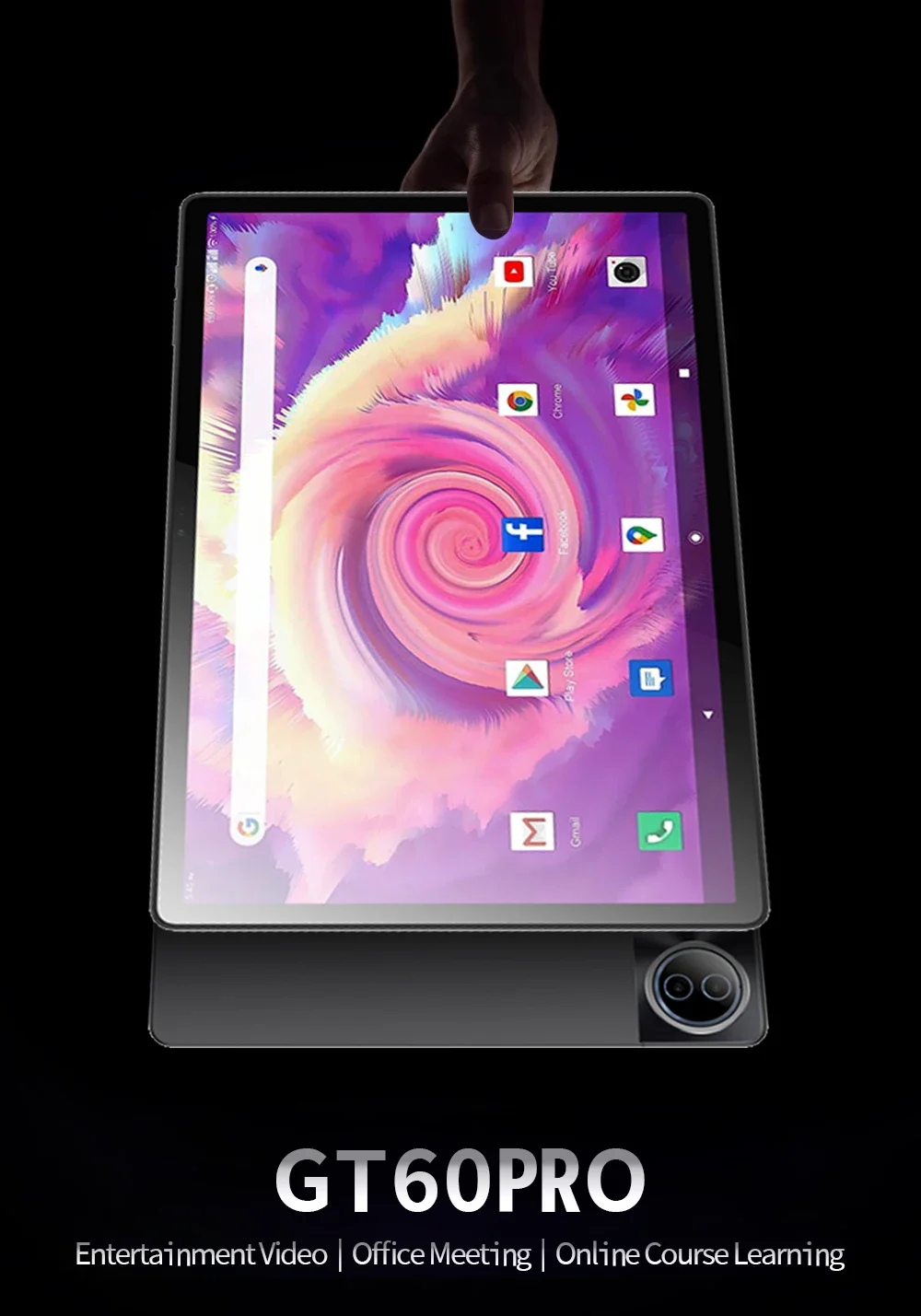 جهاز لوحي Android Tablet مقاس 14 بوصة إصدار عالمي 2025 - ذاكرة وصول عشوائي 20 جيجابايت، وذاكرة قراءة فقط 1 تيرابايت، وشريحتين 5 جيجا/واي فاي، و12900 مللي أمبير في الساعة ومعالج 10 النواة