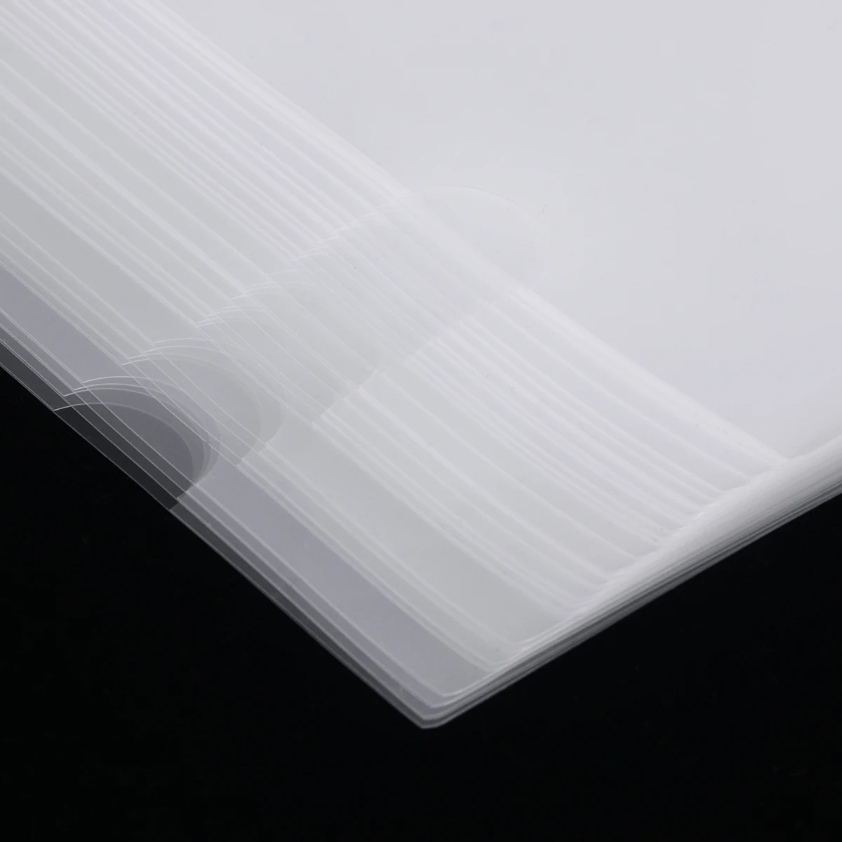 

30 Pcs Folders Transparent File Set Clear Document Files Laminated White Office