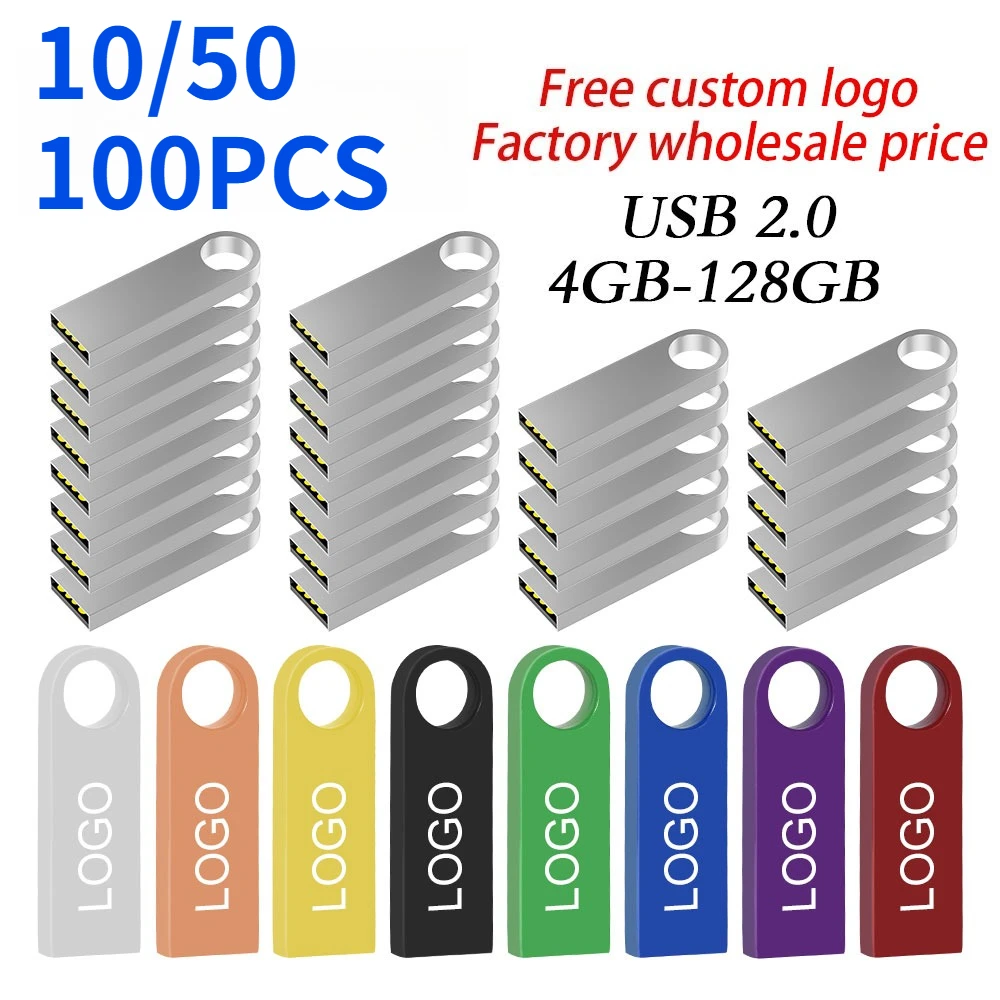 

10/50/100 шт. в партии USB-накопитель 128 ГБ с бесплатным логотипом, 64 ГБ, оптовая продажа, 32 ГБ, черный флэш-накопитель, 16 ГБ, лазерная гравировка