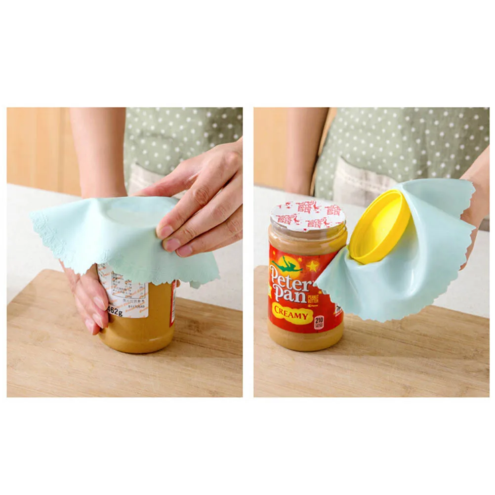 

Reusable Silicone Stretch Lids Elastic Food Covers Microwave Oven Seal Wraps Eco Friendly Storage Container Kitchen Accessories
