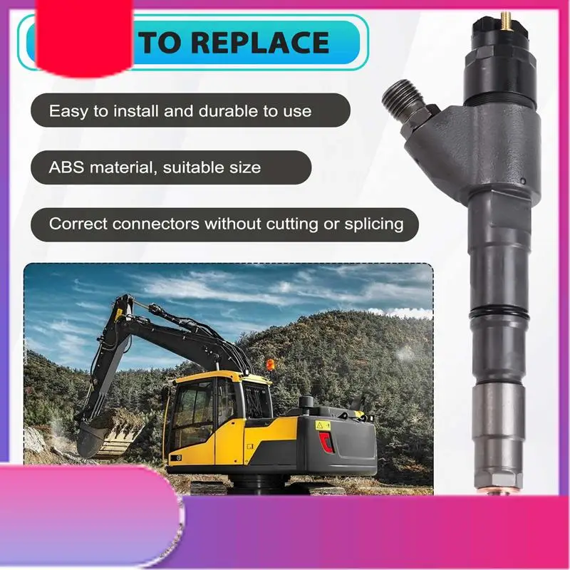 

0445120067 Common Rail Fuel Injector Replacement For Volvo Excavator EC ECR EW FC Series-Y79A