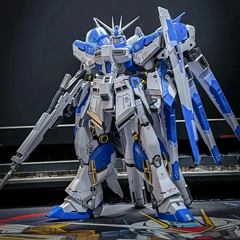 HN 1/100 RG Enlarged Hi Nu Plastic Assembly Mecha Model Kit Action Figure Collectible Toy Desktop Ornament Doll Holiday Gift