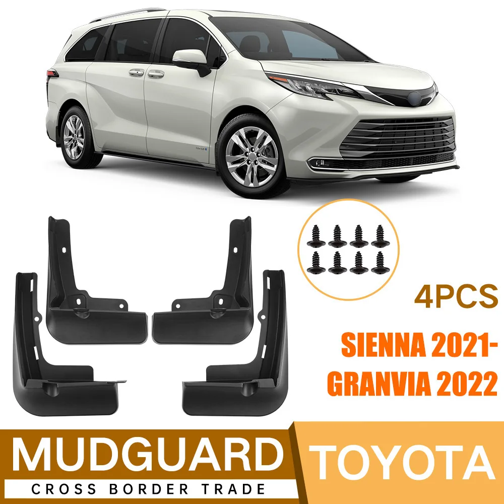 For Toyota Sienna 2021-2025 Granvia 22 fender leather cross-border fender flares car fender