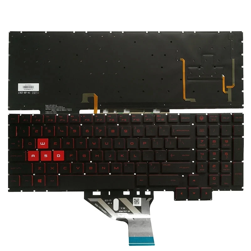 Клавиатура для ноутбука HP Omen 15-CE 15-CE000 15-CE026TX 15-CE005TX 15-CE006TX 15-CE001TX 15-CE002TX с подсветкой