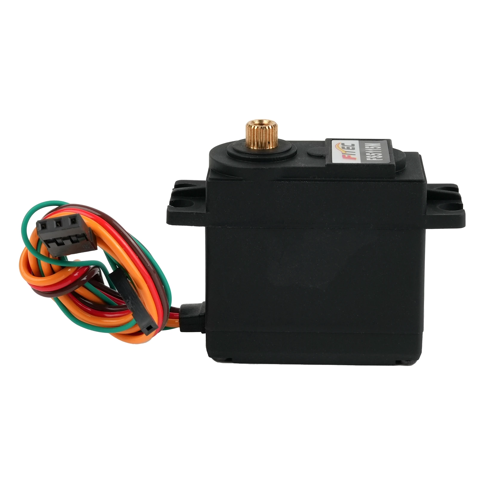 FS5115M-FB Digitale servo 15,5 kg/cm met positiefeedback 500-2500μs 180 °   (Ontcontroleerbare hoek) Metalen reductiemotor voor RC-auto's