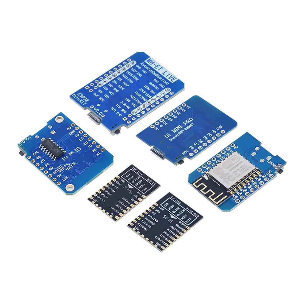 ESP8266 ESP-12 ESP-12F CH340G CH340 V2 USB WeMos D1 Mini PRO V3.0.0 WIFI Development Board NodeMCU Lua IOT Board 3.3V With Pins