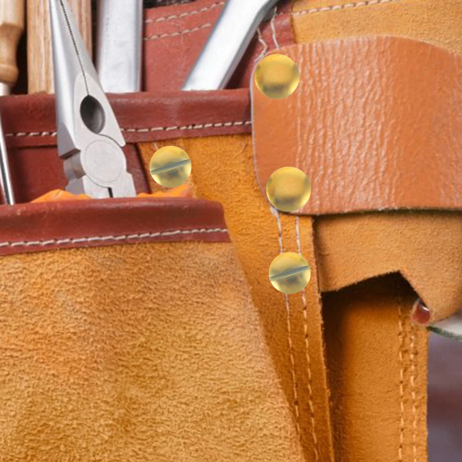 

2pcs Belt Screws Titanium Alloy Binding Posts For Saddles Purses Scrapbooks Photo Albums Book Binding Kit Camping Hiking