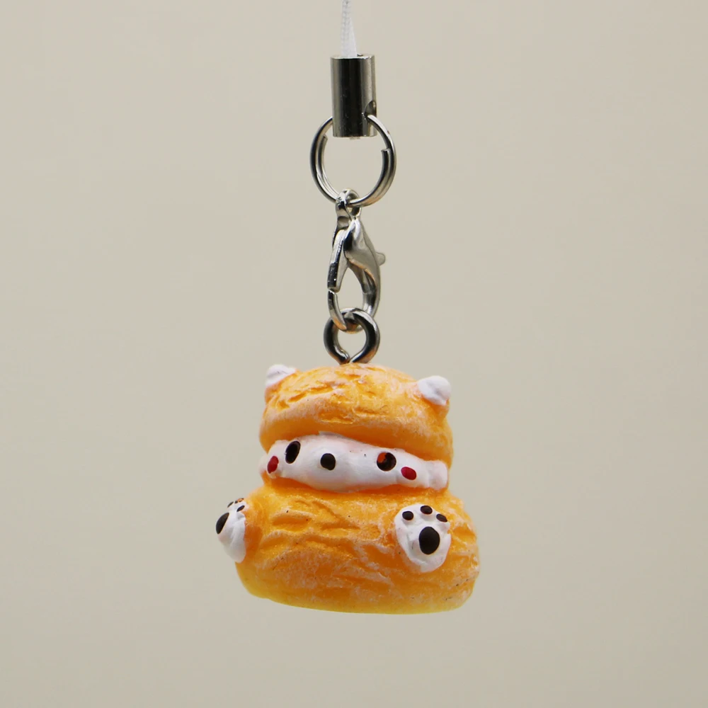 Kawaii أنيمي الهاتف Charms قلادة لطيف المفاتيح حالات آيفون 16 برو ماكس Airpods سماعات ثلاثية الأبعاد كول Ins كوريا جديد حبل الحبل