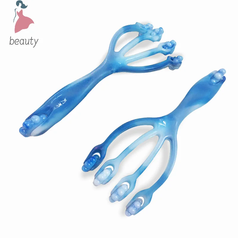 Five Finger Head Massager com bola de aço, Head Massage, Massager Relaxamento, Hair, Held Scalp, Neck Stress Relief, Reduce Stress, Relax, 1PC