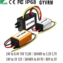 Transformer DC 12V24V to 5V 8.4V 10V 12V 13.8V Converter 36V48V 80Vto 3.3V 5.7V 6V 9V Step-down Module Converter Voltage for car